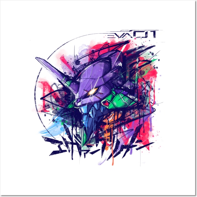 Eva01 Wall Art by Cyberframe